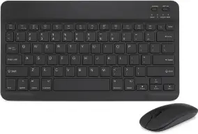 Combo Teclado e Mouse Bluetooth Ultrafino Sem Fio — imagem 1