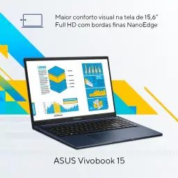 Notebook ASUS Vivobook 15, Intel Core i5, 16 GB, 512 GB SSD W11 Home — imagem 3