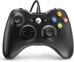 YAEYE Controlador com fio para Xbox 360, controlador de jogo para 360 com dupla — imagem 1