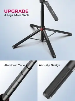 ULANZI MA09 Tripé Extensível para Celular, Vara de Selfie de 71" com Clipe — imagem 6