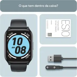 Relógio Inteligente Tranya ES10 1.83" Tela HD Touch, IP68 à Prova d'Água — imagem 8