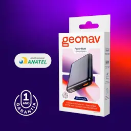 Geonav Power Bank, Carregador Portátil Universal 10.000mAh — imagem 6