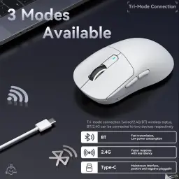 ATTACK SHARK X3 Mouse SUPERLIGHT 49g,sensor de jogo PixArt PAW3395 — imagem 4