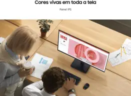 Monitor Gamer Samsung 24" FHD,120 Hz, HDMI, DP,Preto, S3 — imagem 6