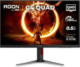 Monitor Gamer AOC AGON QUAD 27" QHD 180Hz 0.5ms IPS HDR10 Base Ajustável Q27G4F — imagem 1