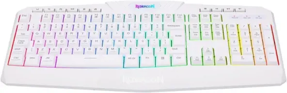 Teclado Gamer Membrana Redragon Harpe 2 Branco (ABNT2;) — imagem 2