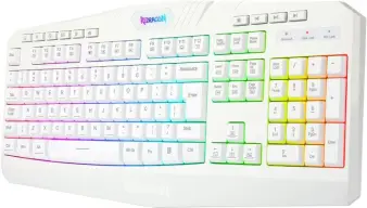 Teclado Gamer Membrana Redragon Harpe 2 Branco (ABNT2;) — imagem 3