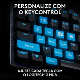 Teclado Gamer Com Fio Logitech G PRO X TKL RAPID com layout US — imagem 6