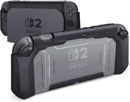 For Nintendo Switch 2 2025 Protective Case with Thumb Grip Caps - Ergonomic — imagem 2