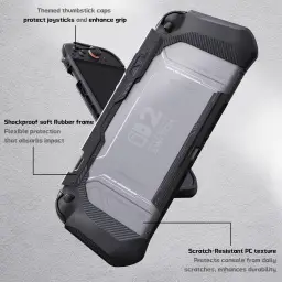 For Nintendo Switch 2 2025 Protective Case with Thumb Grip Caps - Ergonomic — imagem 4