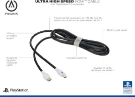 Cabo HDMI de ultra-alta velocidade PowerA, para Playstation 5 — imagem 2