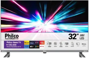 Smart TV 32" Philco PTV32K34RKGB Roku