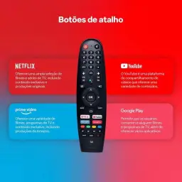 Smart TV DLED 32 HD Multi Essencial Android 11 3HDMI 2USB Wi-fi Bluetooth — imagem 3