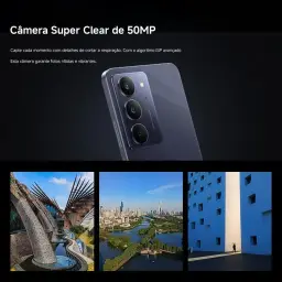 Celular Realme C75x 256gb 8gb Ram Nfc Ip69 Cor Azul — imagem 5