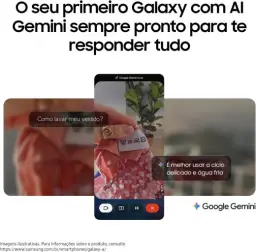 Celular Samsung Galaxy A17 5G, 256GB, 8GB, 50MP Tela 6.7" - Preto — imagem 3