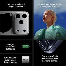 Apple iPhone 17 Pro Max (256 GB) - Prateado — imagem 4