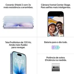 Apple iPhone 17 (256 GB) - Lavanda — imagem 5