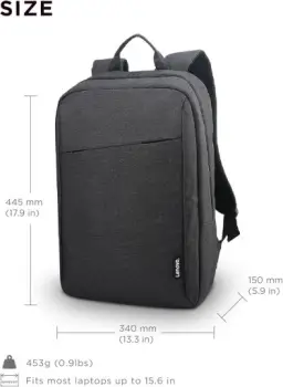 Mochila Lenovo Casual B210 Preta para notebook de até 15.6" GX40Q17225 — imagem 8