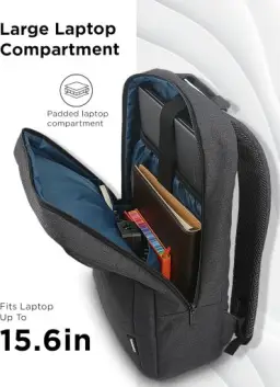 Mochila Lenovo Casual B210 Preta para notebook de até 15.6" GX40Q17225 — imagem 6