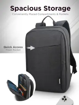 Mochila Lenovo Casual B210 Preta para notebook de até 15.6" GX40Q17225 — imagem 4