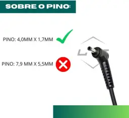 Carregador Fonte para Notebook Lenovo Compatível IdeaPad 3 Series, 320 Series — imagem 2
