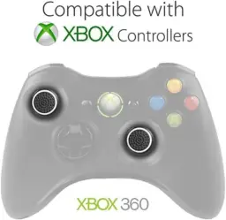 Kit 4 Grip (2 Pares) Cores Protetor Analógico Silicone Controle Joystick — imagem 2
