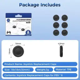 Tampas de substituição para joystick para controle PS5/PS4 — imagem 8