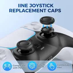 Tampas de substituição para joystick para controle PS5/PS4 — imagem 2