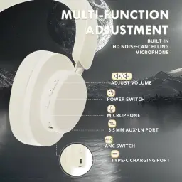 ATTACK SHARK G500 Fones de ouvido sem fio com cancelamento de ruído — imagem 4