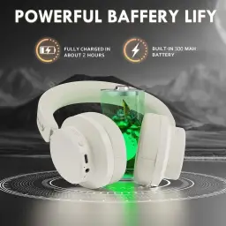 ATTACK SHARK G500 Fones de ouvido sem fio com cancelamento de ruído — imagem 8