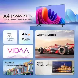 Hisense Smart TV FHD 40" Polegadas 40A4N com DTS Virtual X, Game e Sports Mode — imagem 4