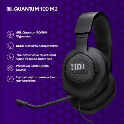 JBL, Fone de Ouvido Com Fio, Quantum 100M2, Headset Gamer, Over Ear — imagem 3