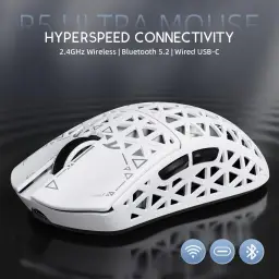 ATTACK SHARK R5 Ultra Mouse gamer sem fio HyperSpeed de fibra de carbono — imagem 5