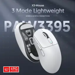 Mouse ATTACK SHARK X3 49g SUPERLIGHT, sensor PixArt PAW3395 — imagem 5