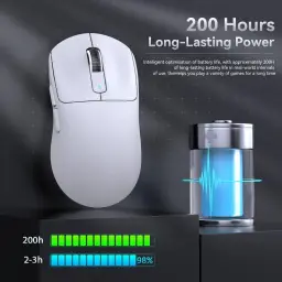 Mouse ATTACK SHARK X3 49g SUPERLIGHT, sensor PixArt PAW3395 — imagem 3