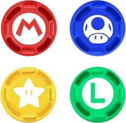 4 peças de silicone Joystick Thumb Stick Grip Case Cap para Nintendo Switch NS — imagem 1