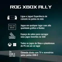 ROG Xbox Ally Console Portátil Tela 7" Touchscreen 120Hz, AMD Ryzen Z2A 2 GHz — imagem 2