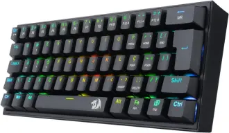 Redragon TECLADO MECANICO GAMER FIZZ RGB PRETO SWITCH AZUL — imagem 2