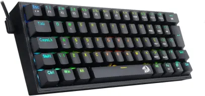 Redragon TECLADO MECANICO GAMER FIZZ RGB PRETO SWITCH AZUL — imagem 3
