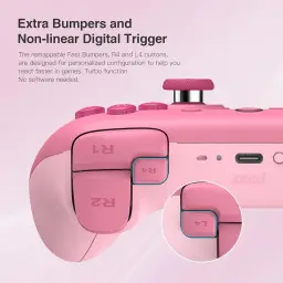 8Bitdo Ultimate 2C Bluetooth Controller (Hall Effect Joystick) for Switch — imagem 3