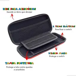 Case para Nintendo Switch OLED - Capa Protetora Tema Mario — imagem 3