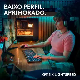 Teclado Mecânico Gamer Sem Fio Logitech G915 X LIGHTSPEED com RGB LIGHTSYNC — imagem 2