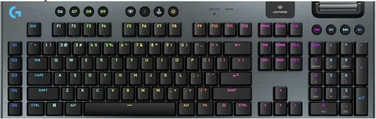 Teclado Mecânico Gamer Sem Fio Logitech G915 X LIGHTSPEED com RGB LIGHTSYNC