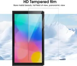 2 peças protetoras de tela para Nintendo Switch NS OLED 9H dureza — imagem 3