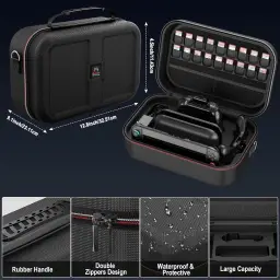 HEYSTOP Switch 2 Case for Protetora Acessórios para Switch 2 16 em 1 com 4 — imagem 3