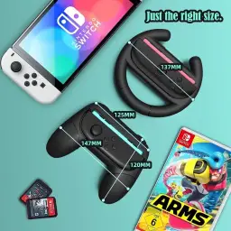HEYSTOP Alça para Joy-Con para Switch 2 Case Kit com Alça Comfort Grip — imagem 7