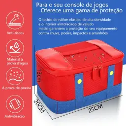 Case para Nintendo Switch Oled, Bolsa para Armazenamento de Console de Jogos — imagem 2