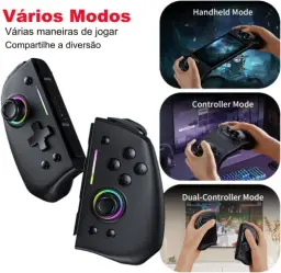 Controle sem Fio para Nintendo Switch/OLED Hall Effect Joystick 6-eixos — imagem 6