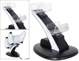 kesoto Estação de Carregamento Rápido Carregador Dock Dual para PS5 - Preto — imagem 5