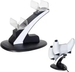 kesoto Estação de Carregamento Rápido Carregador Dock Dual para PS5 - Preto — imagem 9